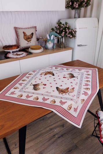 Гобеленова скатертина-наперон на стіл Добробут Гобеленова скатертина-наперон на стіл Добробут