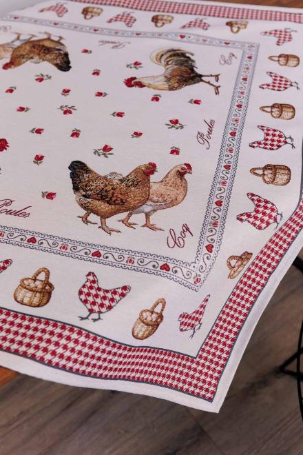 Гобеленова скатертина-наперон на стіл Добробут