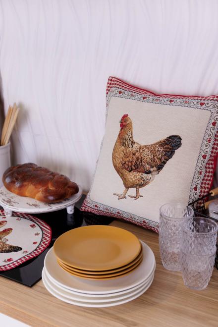 Декоративна гобеленова наволочка Добробут ряба