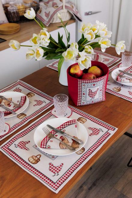 Гобеленова серветка на стіл Добробут