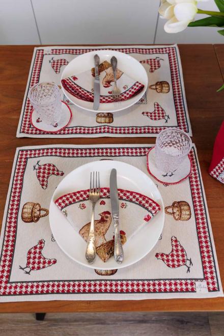 Гобеленова серветка на стіл Добробут