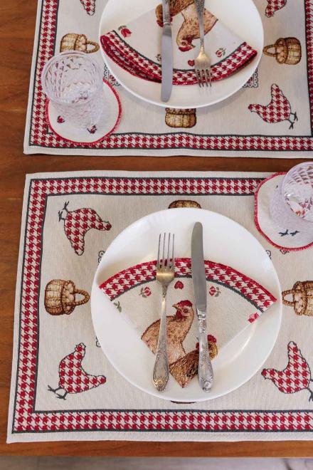 Гобеленова серветка на стіл Добробут