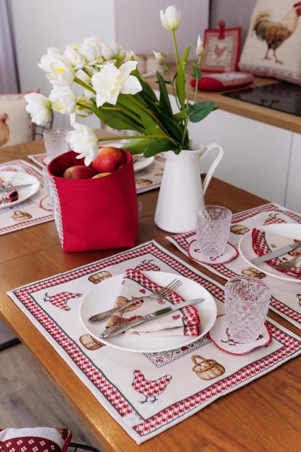 Гобеленова серветка на стіл Добробут