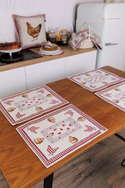 Гобеленова серветка на стіл Добробут