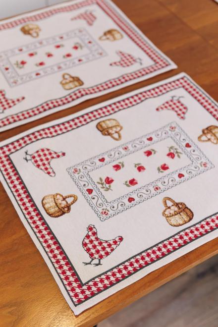 Гобеленова серветка на стіл Добробут