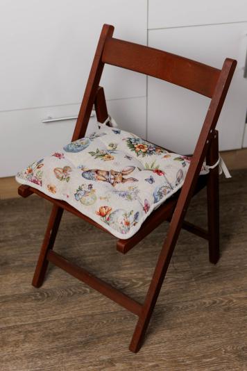 Пасхальная гобеленовая подушка на стул Соцветие