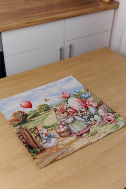 Серветка на стіл великодня гобеленова Настрій