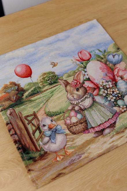 Серветка на стіл великодня гобеленова Настрій