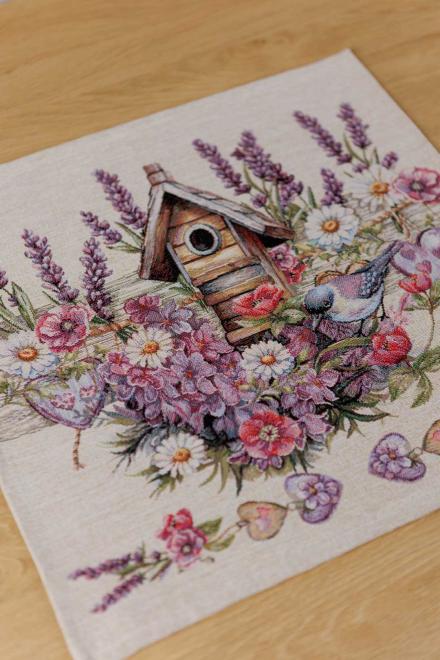 Гоболенова серветка на стіл Лавандовий садочок