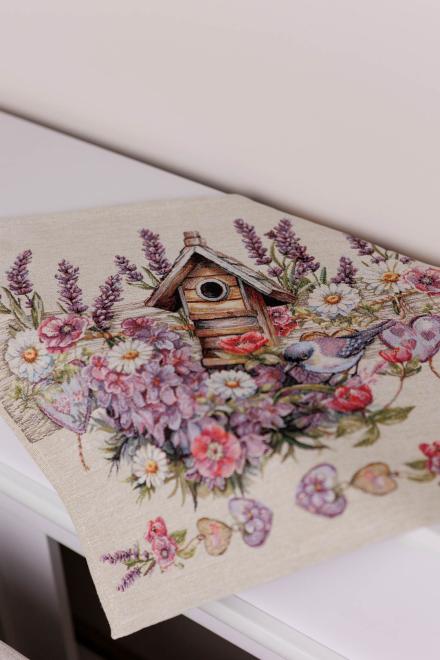 Гоболенова серветка на стіл Лавандовий садочок