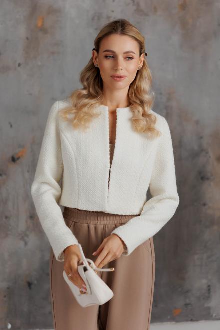 Жіночий жакет Шарм молочний