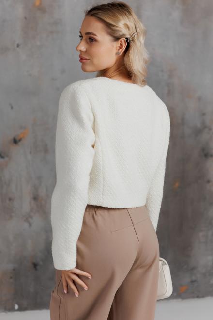 Жіночий жакет Шарм молочний