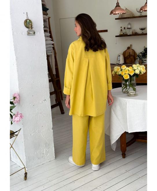 Рубашка женская хлопковая Шафран