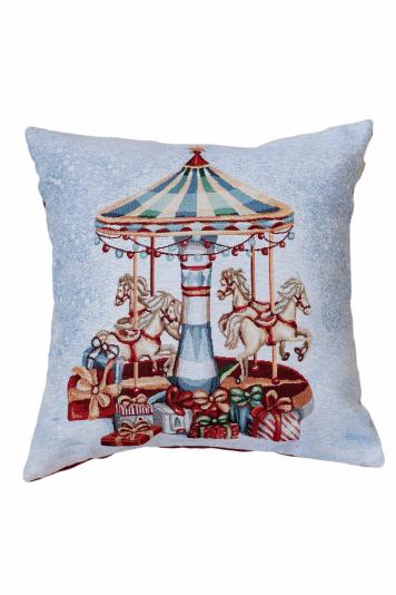 Новорічна декоративна наволочка Carousel Карусель Новорічна декоративна наволочка Carousel Карусель