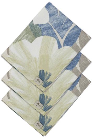 Набір серветок Блакитні Квіти Набір серветок Блакитні Квіти
