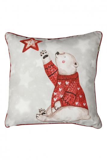 Наволочка декоративна Білий ведмедик
