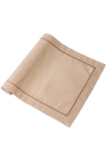 Доріжка на стіл з подвійним кантом Кориця Мокко Доріжка на стіл з подвійним кантом Кориця Мокко