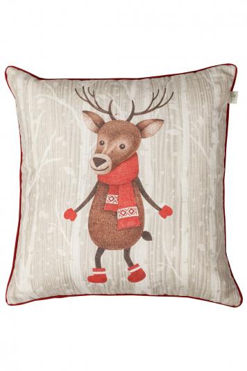 Наволочка декоративна Олень в шарфу