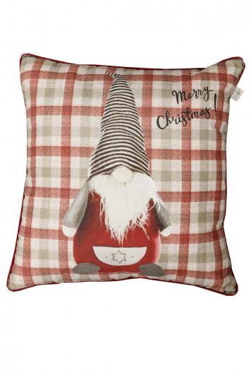 Наволочка декоративна Гном в клітинку