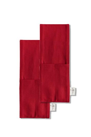 Набір чохлів для приборів червоний