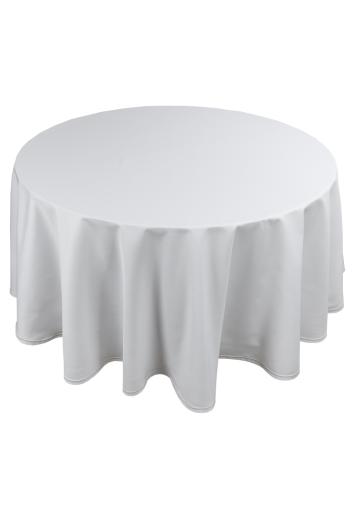 Скатертина кругла Kelly біла