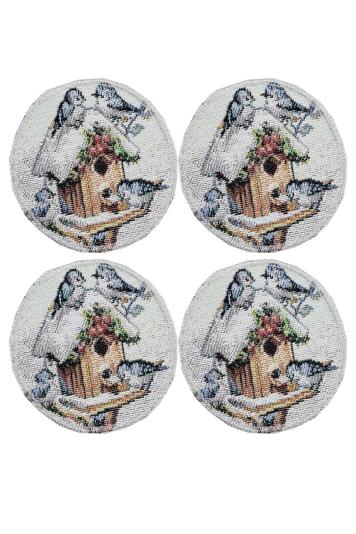 Набір серветок під чашку 4 шт. Казкові гноми