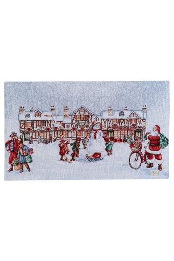 Гобеленова новорічна серветка Carousel