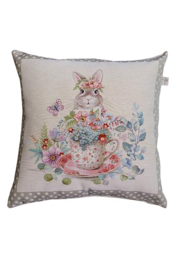Декоративна гобеленова наволочка Чарівність заєць Декоративна гобеленова наволочка Чарівність заєць