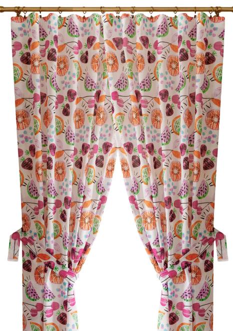 Комплект гардин Violet cherries