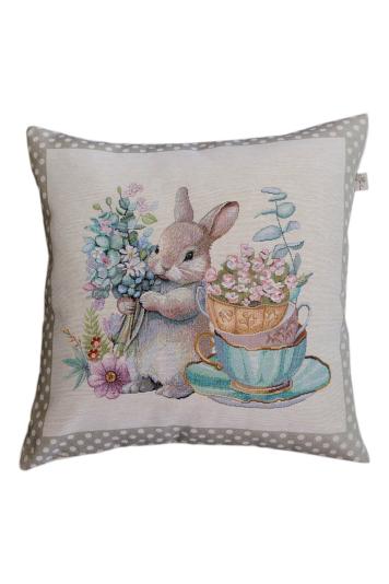 Декоративна гобеленова наволочка Чарівність зайченя Декоративна гобеленова наволочка Чарівність зайченя
