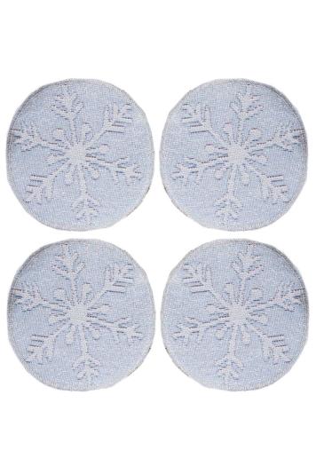 Новорічний набір серветок під чашку Squirrel 4 од