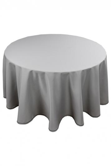 Скатертина кругла Kelly сіра