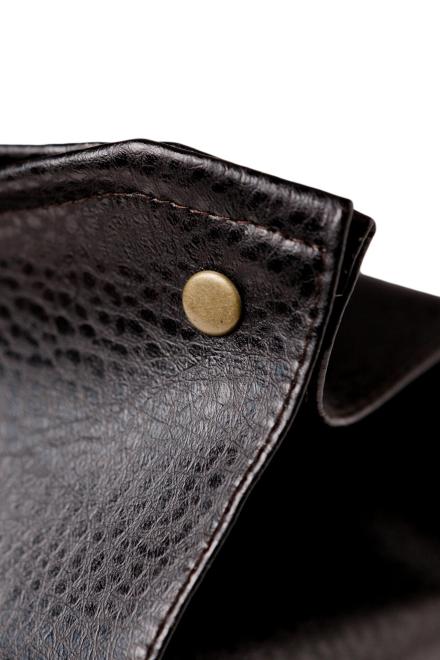 Серветниця настільна чорна Сумочка