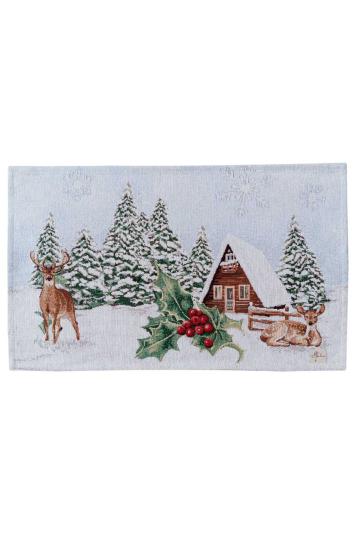 Гобеленова новорічна серветка Squirrel