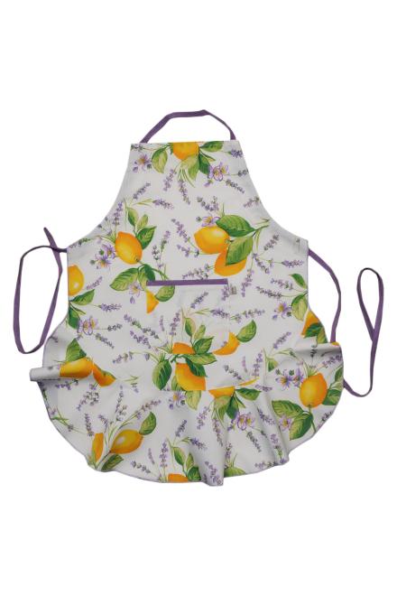 Фартук для кухни  "Lemons & Lavender"