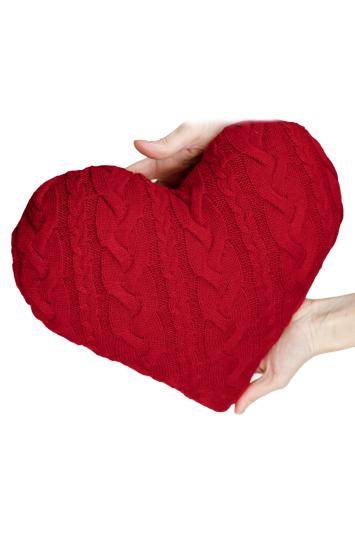 Декоративна подушка в'язана Серце