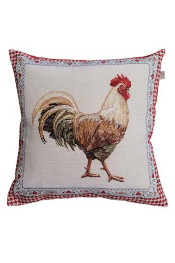 Декоративна гобеленова наволочка Добробут півень Декоративна гобеленова наволочка Добробут півень