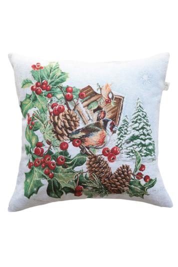 Новорічна декоративна наволочка Squirrel Пташка Новорічна декоративна наволочка Squirrel Пташка