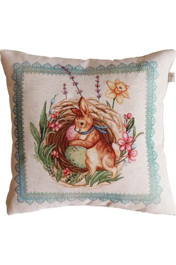Пасхальная наволочка Злагода Зайчик с лентой