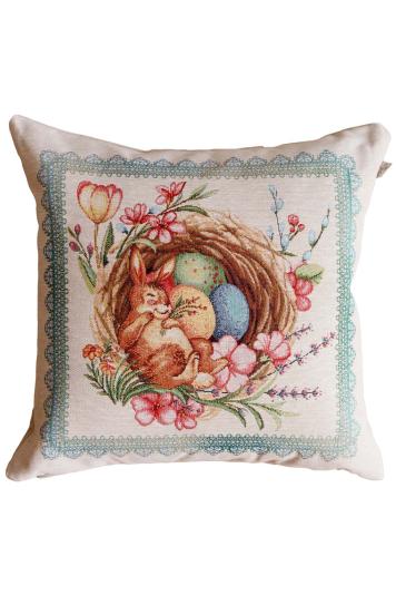 Пасхальная декоративная наволочка Злагода Зайчик