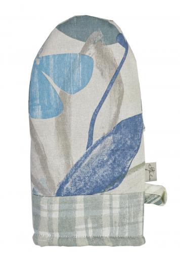 Рукавиця для кухні Блакитні Квіти Рукавиця для кухні Блакитні Квіти