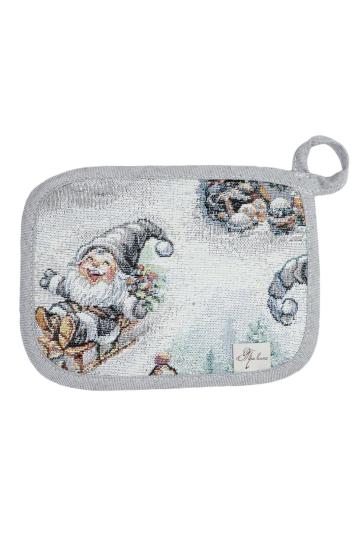 Гобеленова новорічна прихватка в асортименті Казкові гноми