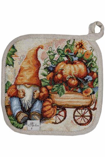 Гобеленова прихватка для гарячого Гарбузові гноми