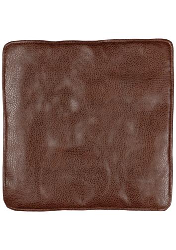 Чехол на стул из  экокожи коричневый