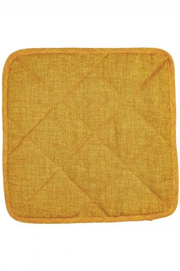 Чехол на табурет желтый