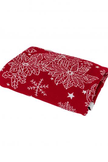 Плед Різдвяник червоний Плед Різдвяник червоний