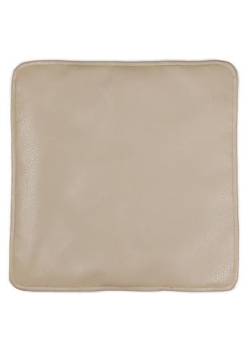 Чехол на стул из экокожи кремовый