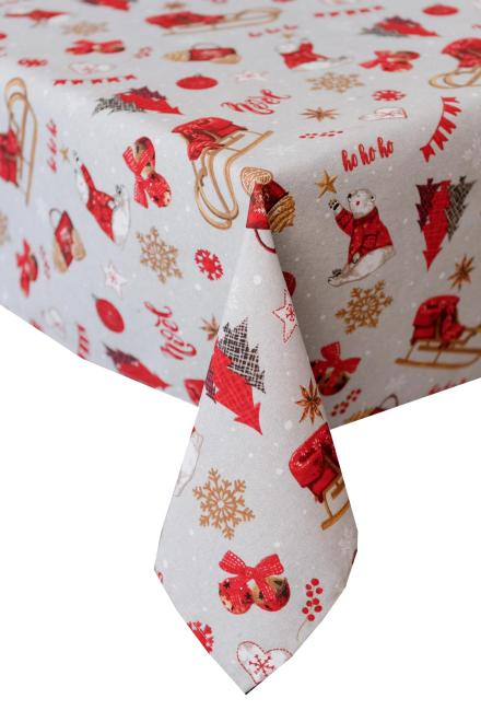 Новорічна скатертина на стіл NOEL