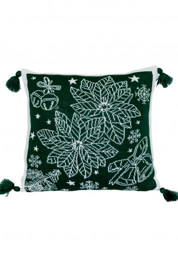 Подушка Різдвяник зелений
