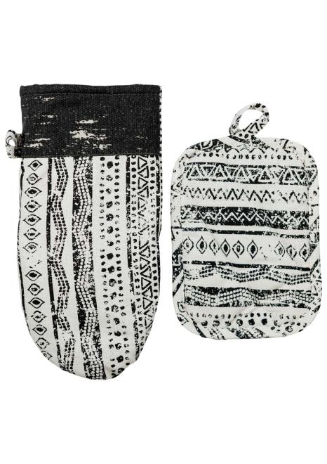 Набір рукавиця та прихватка Могікан